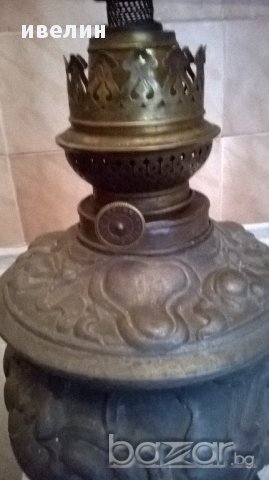 стара газова /газена/ лампа за декорация, снимка 3 - Антикварни и старинни предмети - 16288369