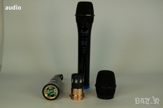 Двоен дистанционен микрофон AntX UHF 766, снимка 3 - Микрофони - 24949119