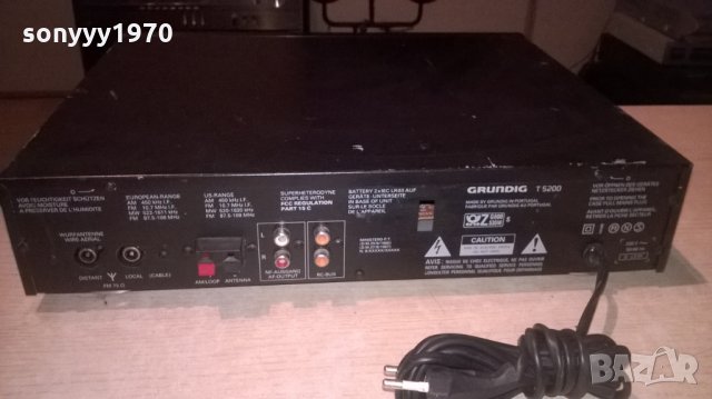 поръчан-grundig t5200 stereo tuner-внос швеицария, снимка 18 - Ресийвъри, усилватели, смесителни пултове - 24503499