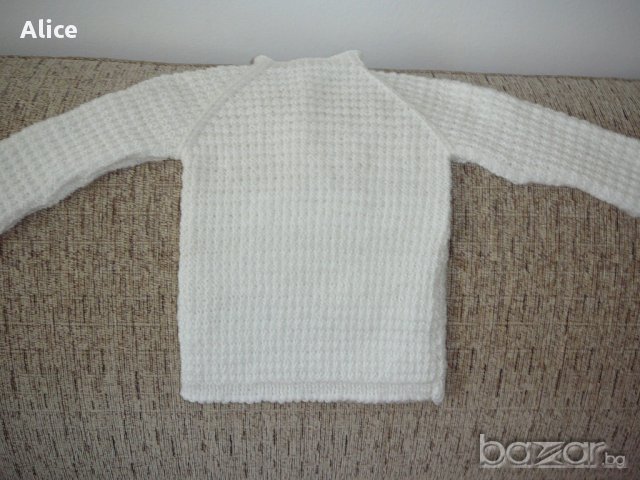Нова ръчно плетена блузка - ръст 98-104 см, снимка 1 - Детски Блузи и туники - 9176329