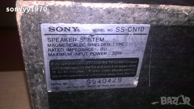 sony център-70w+тонколони-2x100w-внос швеция, снимка 9 - Тонколони - 25697096