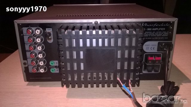 wharfedale s-990 amplifier-made in england-внос швеицария, снимка 13 - Ресийвъри, усилватели, смесителни пултове - 12662296