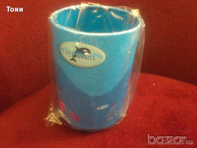 Чашка метална за моливи и др.