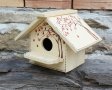 дървени рисувани къщички за птици, снимка 6