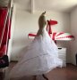 Кринолин за булченска рокля с шлейф бял, снимка 1 - Сватбени рокли - 25293375