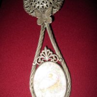 Сребърна дрънкалка за бебе, сребро, 19 век., снимка 3 - Антикварни и старинни предмети - 24161301