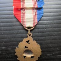 Френски  медал, снимка 3 - Колекции - 20308958