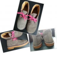 Оригинални обувки KANGOL от естествена кожа,  номер 32 (стелка 20 см), снимка 1 - Детски обувки - 24715062