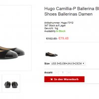 Hugo Boss Camillia ballerina, снимка 3 - Дамски ежедневни обувки - 21381084