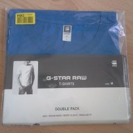 Нови тениски 2 броя пакет G star Raw T-shirt double pack, оригинал, снимка 6 - Тениски - 13610360