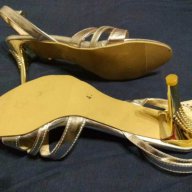 Официални дамски обувки, сребърен цвят, снимка 3 - Други - 18405301