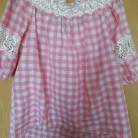 Дамска блуза с дантела, снимка 1 - Ризи - 21514404