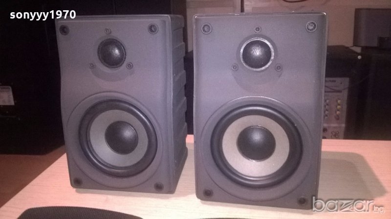 genexxa pro x 7-2x100w/8ohms-метални колони-внос англия, снимка 1