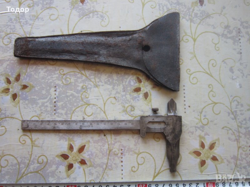 Немски армейски военен шублер с калъф, снимка 1