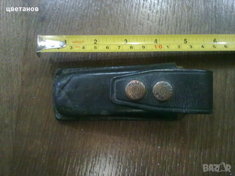  СТАР КОЖЕН КОБУР ЗА НОЖКА, снимка 1