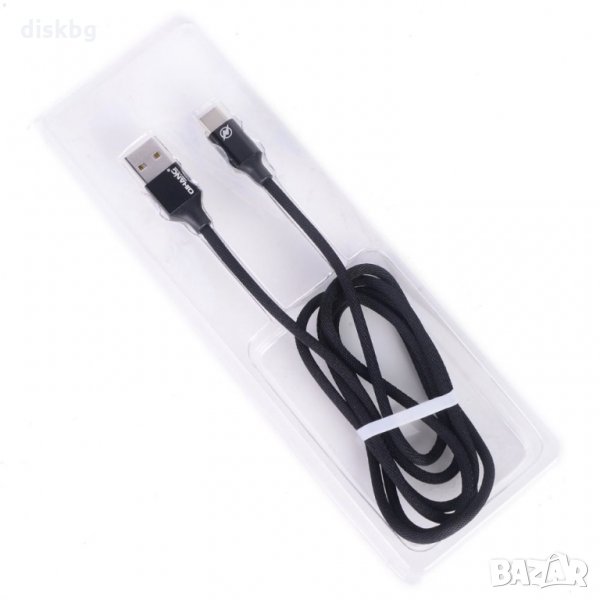 Нов кабел от USB на Type-C, текстилен, 1 метър, снимка 1