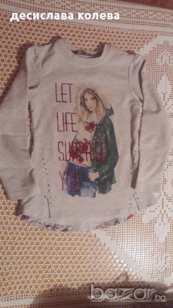 блузка с момиче, снимка 1