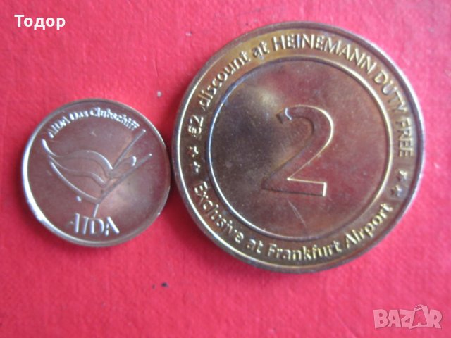 Стар немски жетон монета стари жетони , снимка 2 - Колекции - 26065901