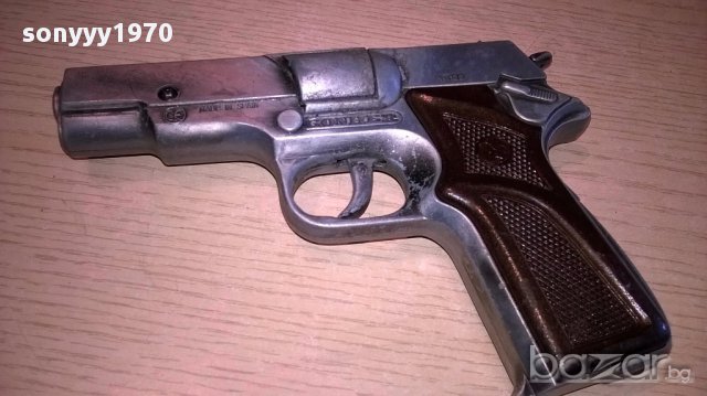 Gonher-made in spain-метален капсен пищов-18х11см-внос швеицария