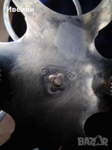 посребрен оливерник арт деко "cailar bayard", снимка 6 - Антикварни и старинни предмети - 21806669