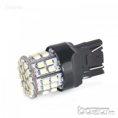 Габарити цокъл T20 5W 50SMD за кола Бяла LED лампа за паркиране, снимка 6 - Аксесоари и консумативи - 19907435