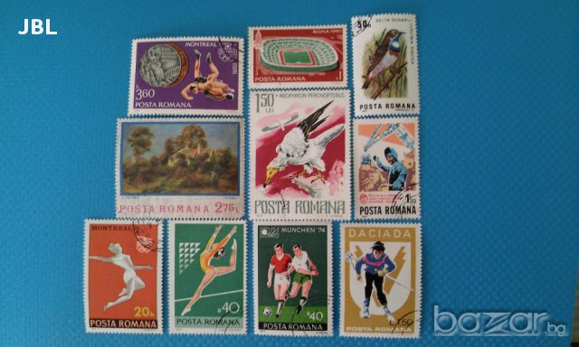 пощенски марки Румъния 1960г,1971г,1973г,1974г,1976г,1977г,1979г,1981г и др, снимка 3 - Филателия - 15298726