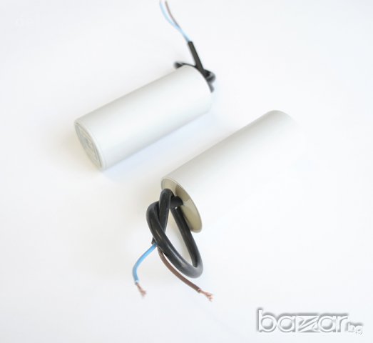 Работен кондензатор 420V/470V 10µF с кабел, снимка 1 - Кабели - 17442752