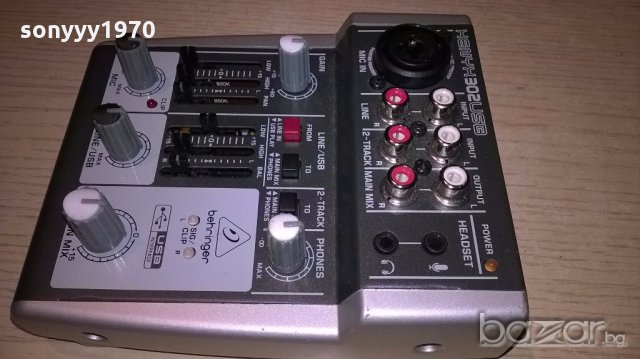 behringer-xenyx 302 usb-внос швеицария, снимка 8 - Ресийвъри, усилватели, смесителни пултове - 19573939