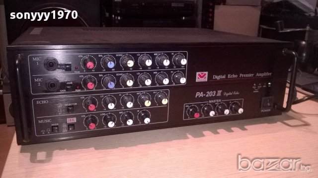 Jarguar suhyoung pa-203 lll 2x200watts-amplifier-внос швеицария, снимка 4 - Ресийвъри, усилватели, смесителни пултове - 15485077