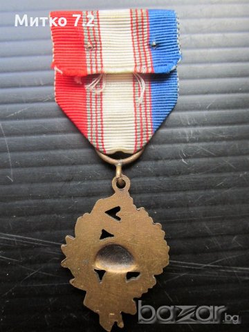 Френски  медал, снимка 3 - Колекции - 20308958