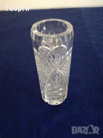 Кристална ваза  , снимка 2 - Вази - 22845601