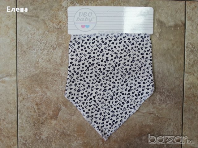 Лигавник "бандана" - "Цветя"