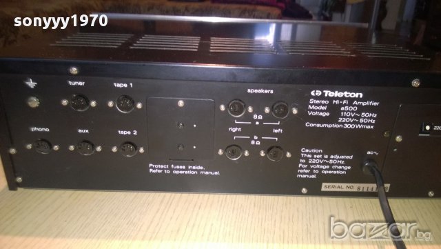 teleton a500 hi-fi stereo amplifier-300watts-внос швеицария, снимка 15 - Ресийвъри, усилватели, смесителни пултове - 8978552