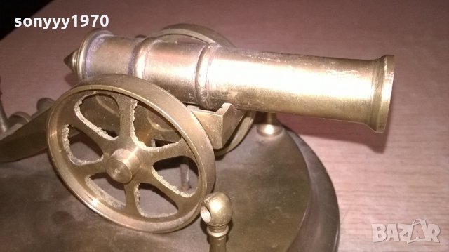 топ/оръдие-мед/месинг-ретро колекция-17х8см, снимка 5 - Колекции - 22197928