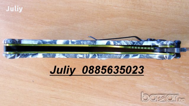 Сгъваем нож  STRIDE KNIVES B092 /ЧЕРЕПИ/, снимка 8 - Ножове - 10967759
