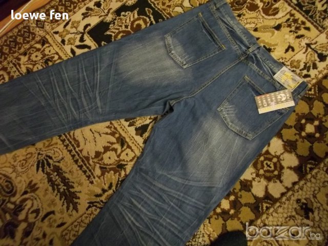 OXOX JEANS - ИЗТЪНЧЕНИ МЪЖКИ ДЪНКИ! НОВИ! ТАЛИЯ 100 СМ!, снимка 4 - Дънки - 15925110