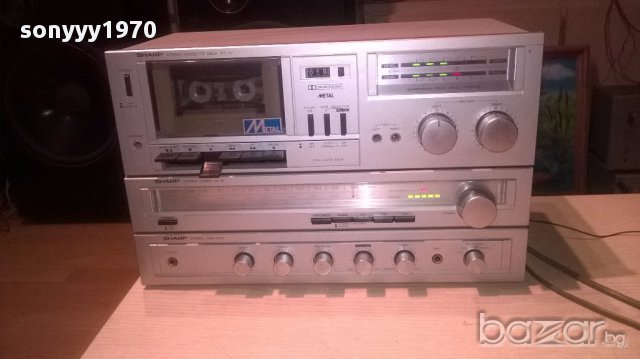 Sharp receiver+sharp deck-made in japan-внос швеицария, снимка 6 - Ресийвъри, усилватели, смесителни пултове - 16320569