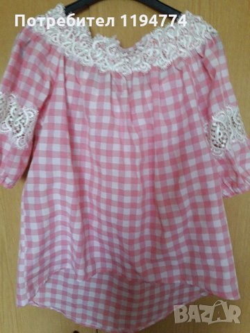 Дамска блуза с дантела