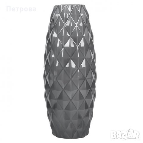 Керамична ваза-10х28 см., снимка 1 - Декорация за дома - 24875212