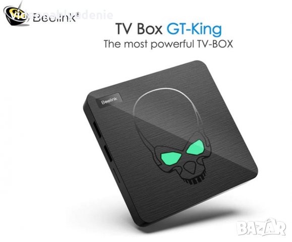 Beelink GT-King 4GBRAM 64GBROM Android9 4K/3D 1GB WiFi2.4/5.8G Amlogic S922X Mali G52 6 Ядрен TV Box