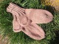 Плетени чорапи ,,Мека топлина в бежово", снимка 4