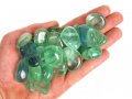 Зелен флуорит, Полускъпоценен камък зелен флуорит, Кристали зелен флуорит, Минерали зелен флуорит