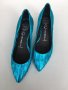Нови тюркоазени обувки Jeffrey Campbell номер 37, снимка 1 - Дамски обувки на ток - 25316862