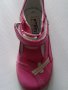 Детски обувки за момиче от естествена кожа с лепенка, ортопедични в розово, снимка 6