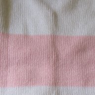 Прекрасна машинно плетена жилетка в бяло и розово размер 30, нова, снимка 10 - Детски пуловери и жилетки - 15826536