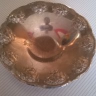 посребрена метална купа, снимка 1 - Антикварни и старинни предмети - 17151733