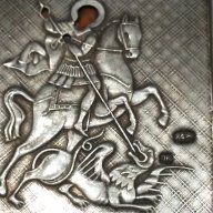 3 бр.Сребърни икони-Царска Русия сребро 84, снимка 4 - Антикварни и старинни предмети - 16289473