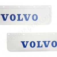 Релефни гумени бели калобрани Волво/Volvo, снимка 1 - Аксесоари и консумативи - 24773055