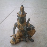 Статуетка бронз 10 см, снимка 1 - Антикварни и старинни предмети - 19075399