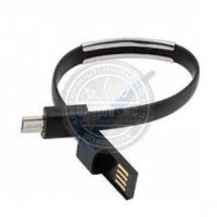 Micro USB кабел във форма на гривна за ръка за пренос на данни и зареждане, снимка 2 - USB кабели - 23248242